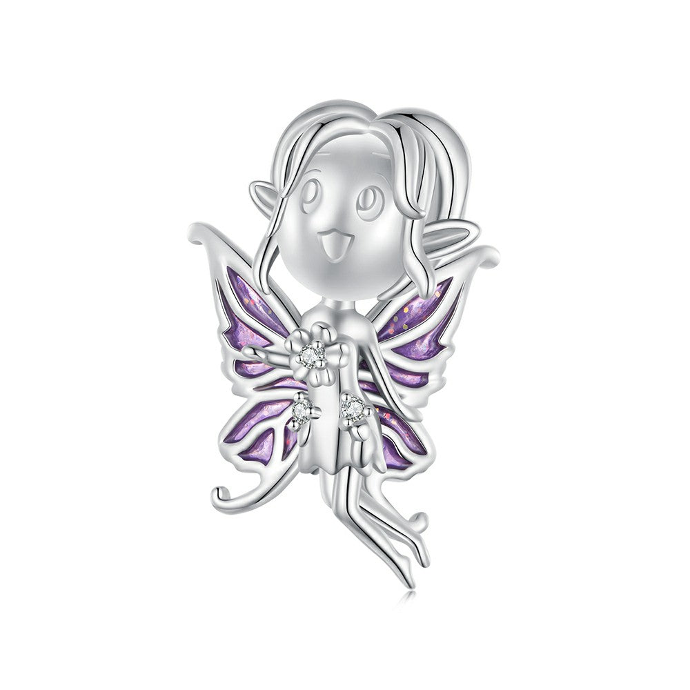 butterfly elf charm 925 sterling silver xs1987
