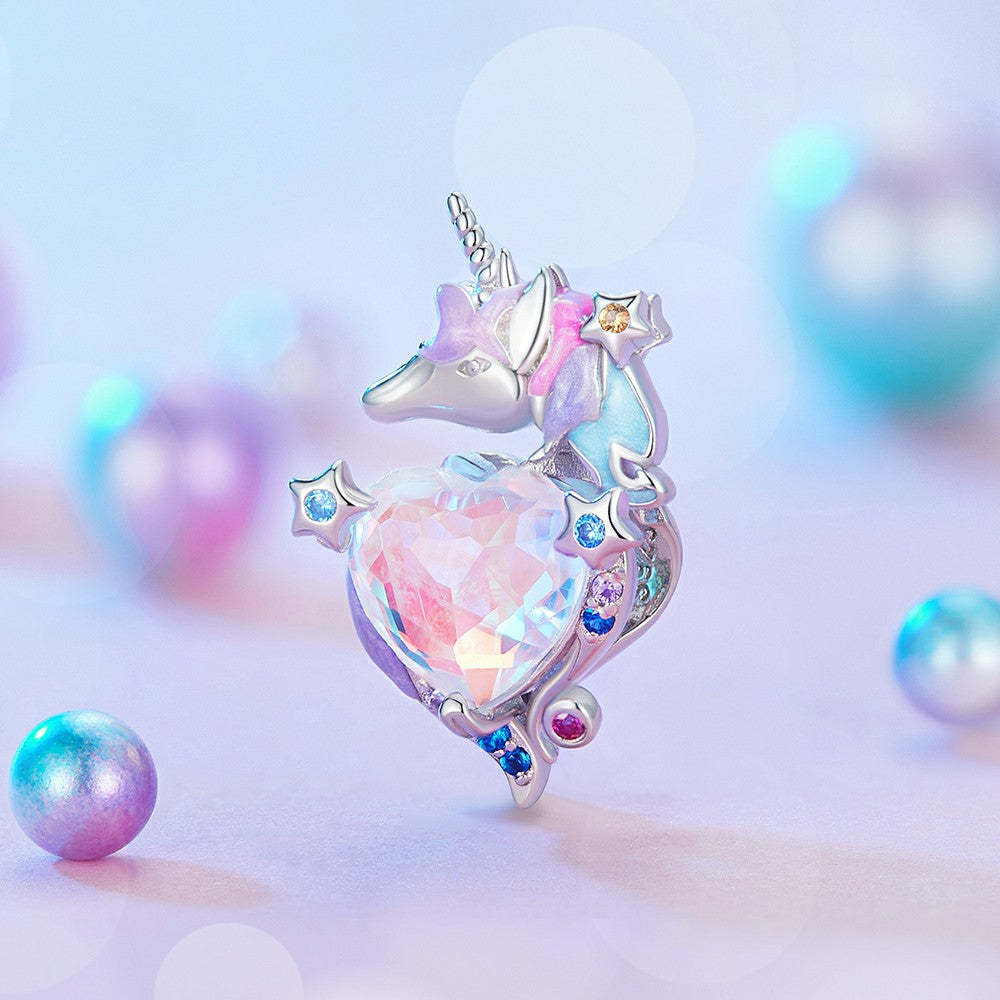 fantasy unicorn charm 925 sterling silver xs1994