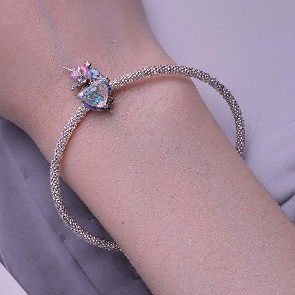 fantasy unicorn charm 925 sterling silver xs1994