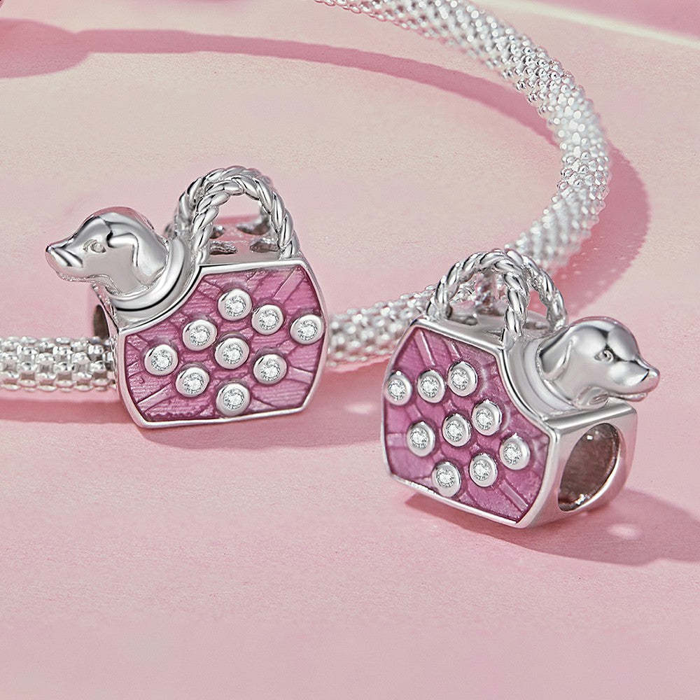 pet dog charm 925 sterling silver xs2004