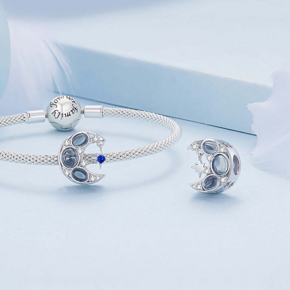 moon charm 925 sterling silver xs2048