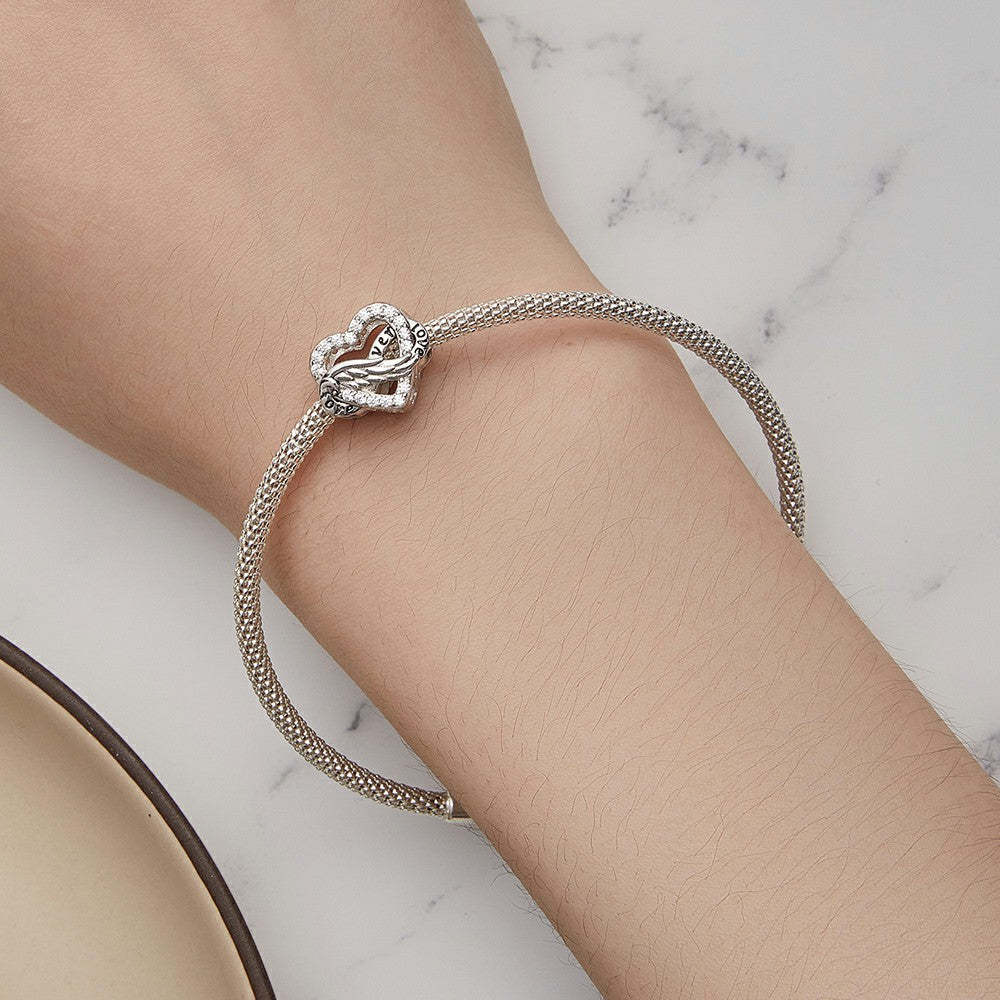 eternal heart forever love charm 925 sterling silver xs2065