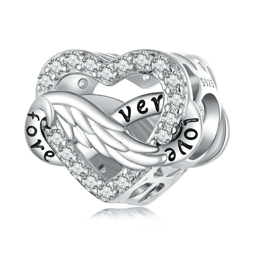eternal heart forever love charm 925 sterling silver xs2065