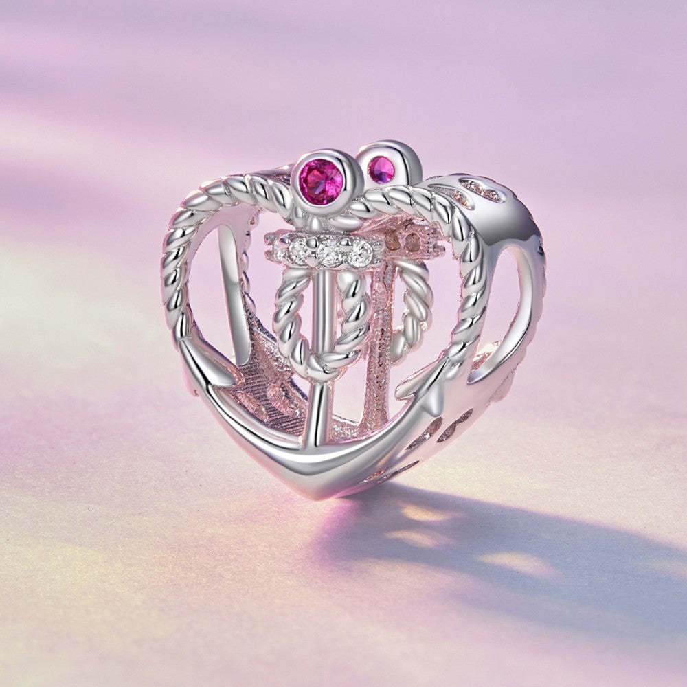 love anchor charm 925 sterling silver xs2109
