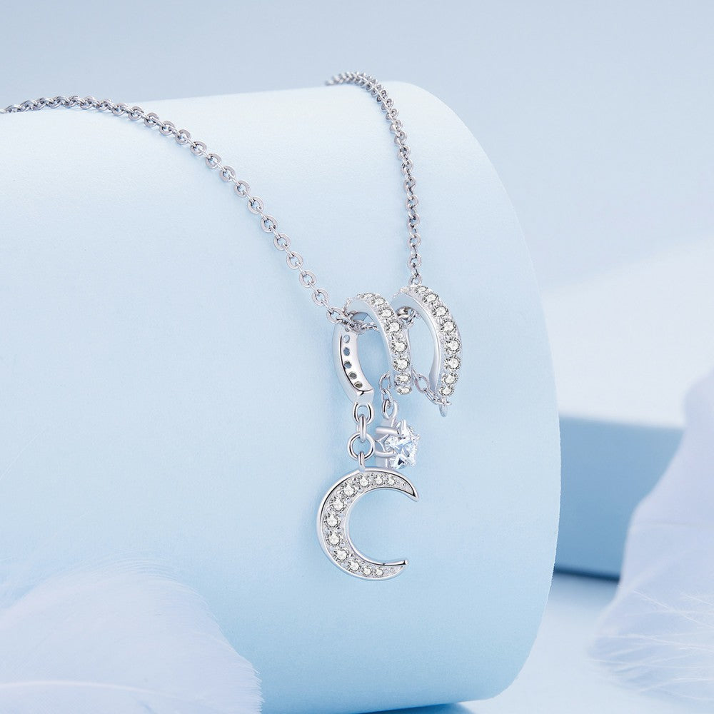 swaying moonlight star charm 925 sterling silver xs2110