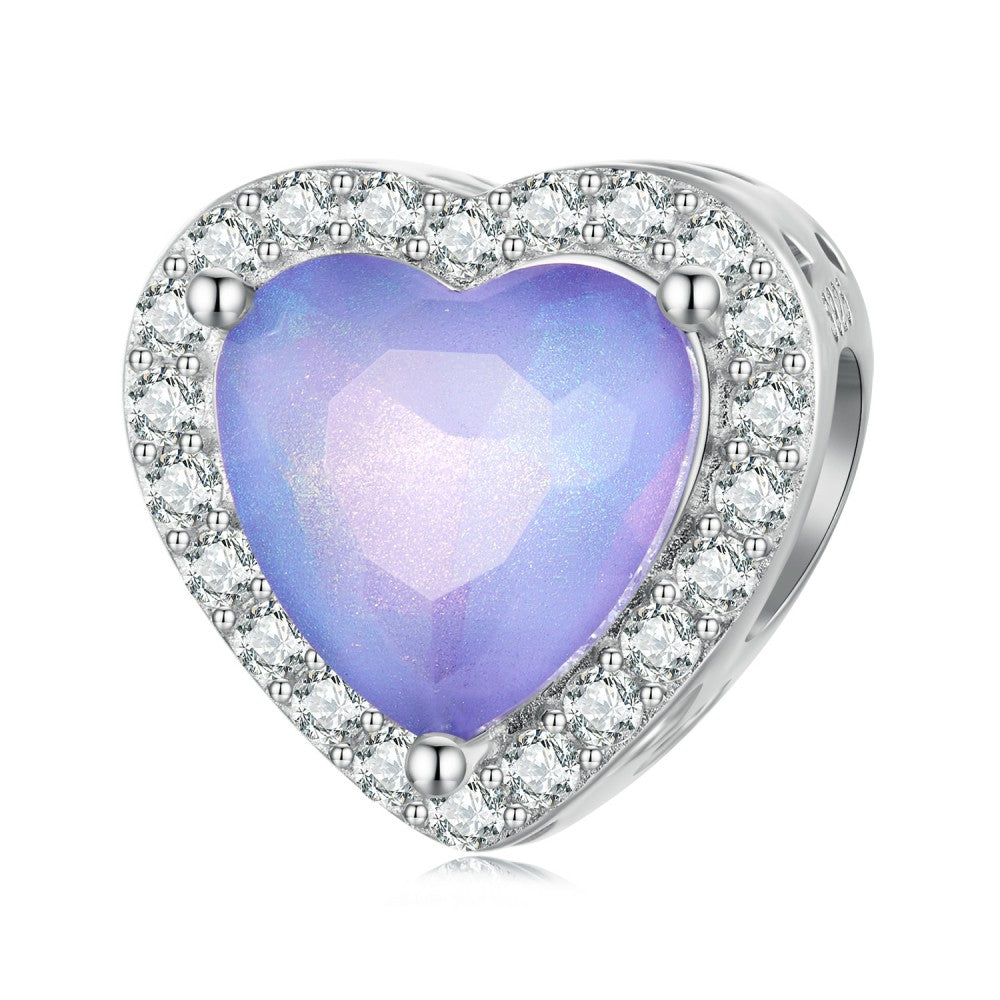 infinite love purple gradient charm 925 sterling silver xs2115