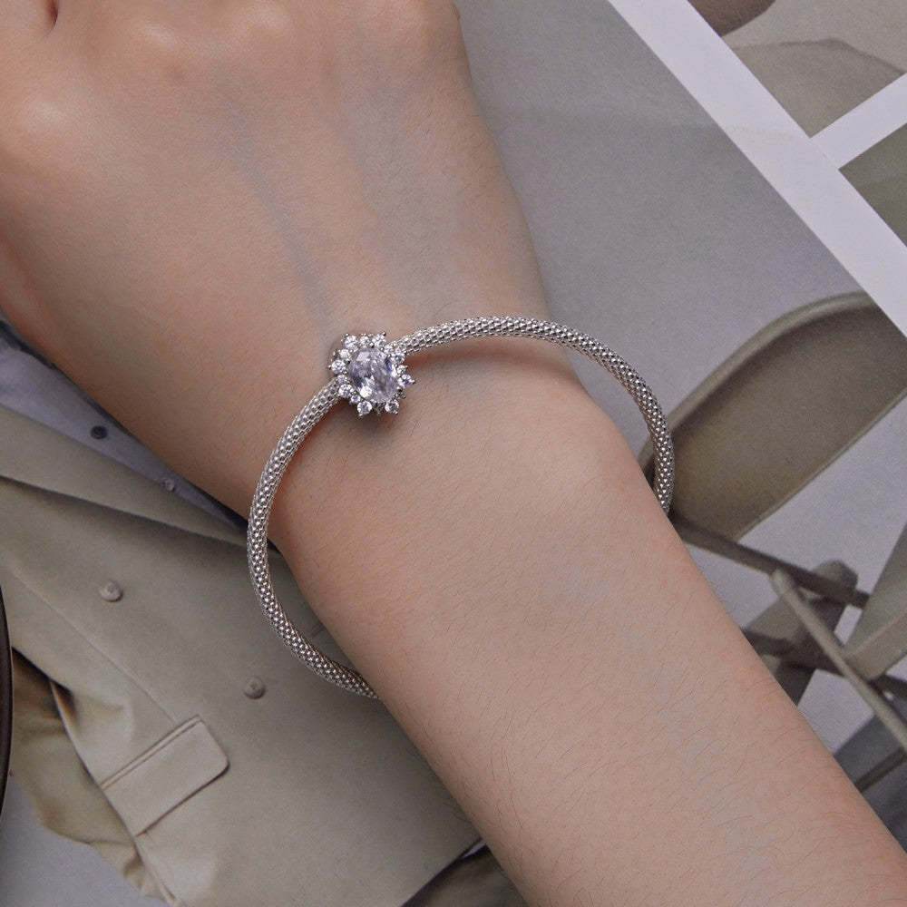 sparkling large zircon charm 925 sterling silver xs2119