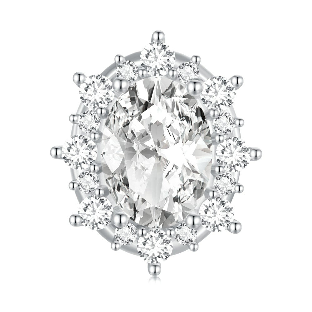 sparkling large zircon charm 925 sterling silver xs2119