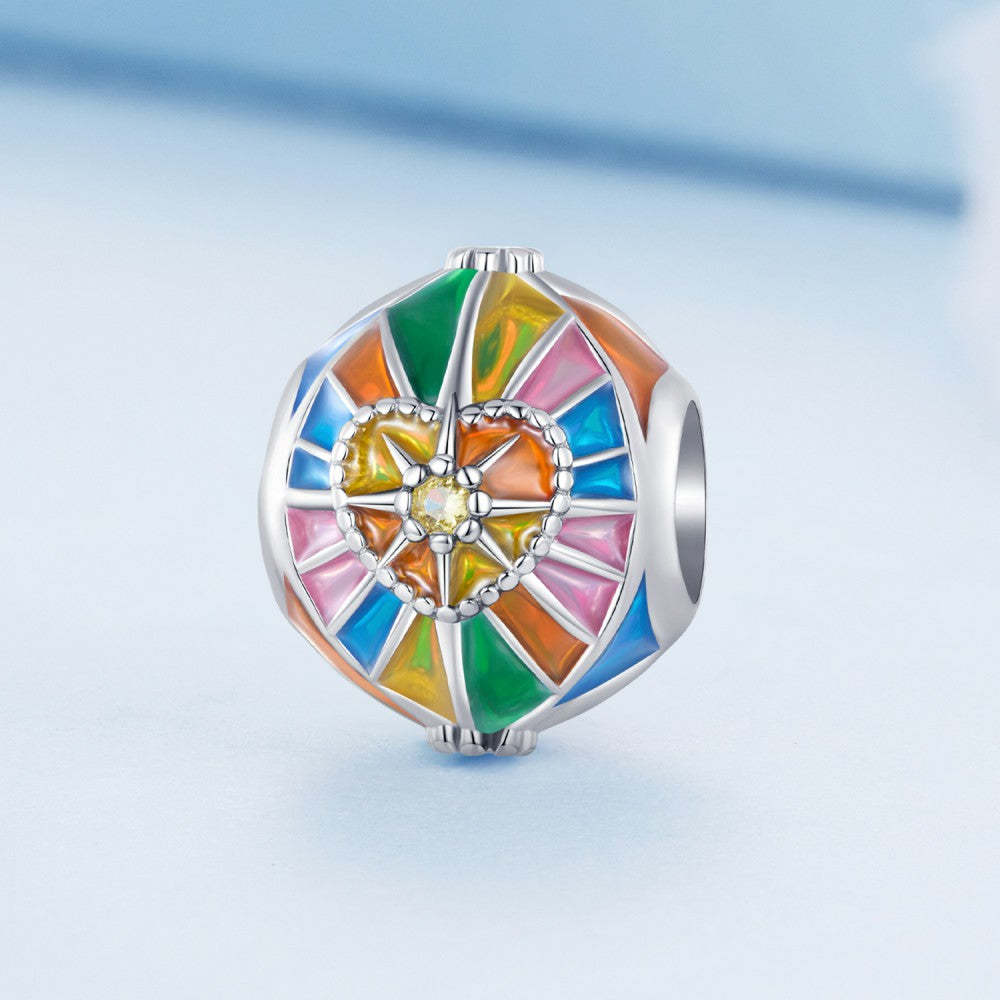 sun tarot colorful charm 925 sterling silver xs2127