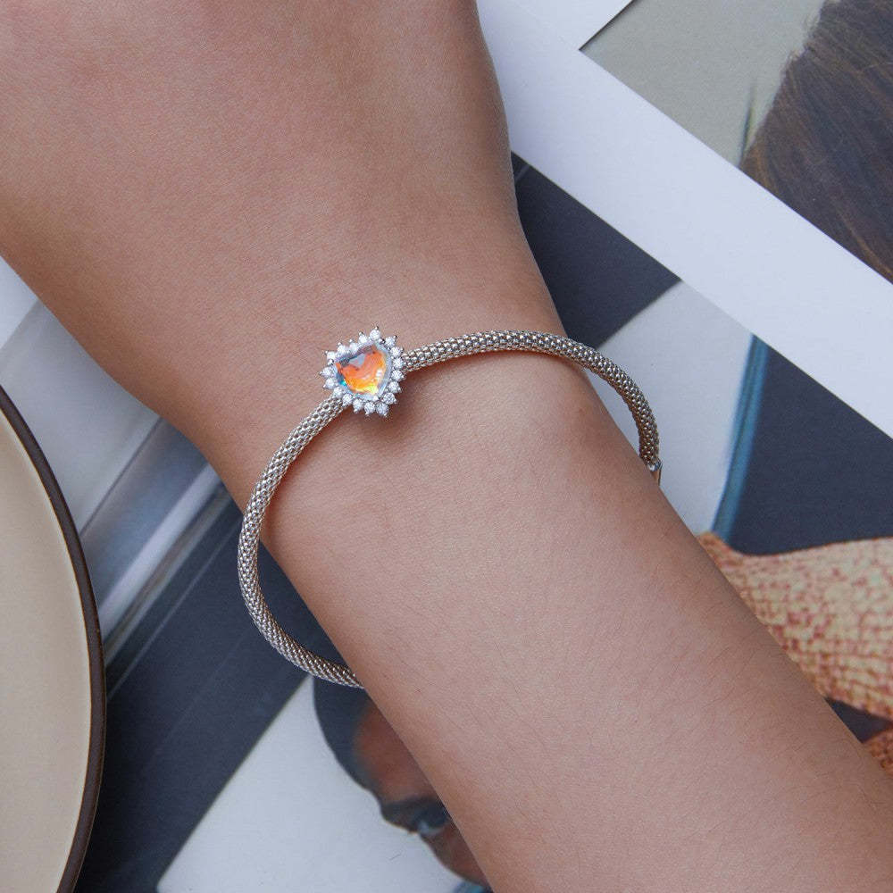 symphony of love white zircon charm 925 sterling silver xs2140