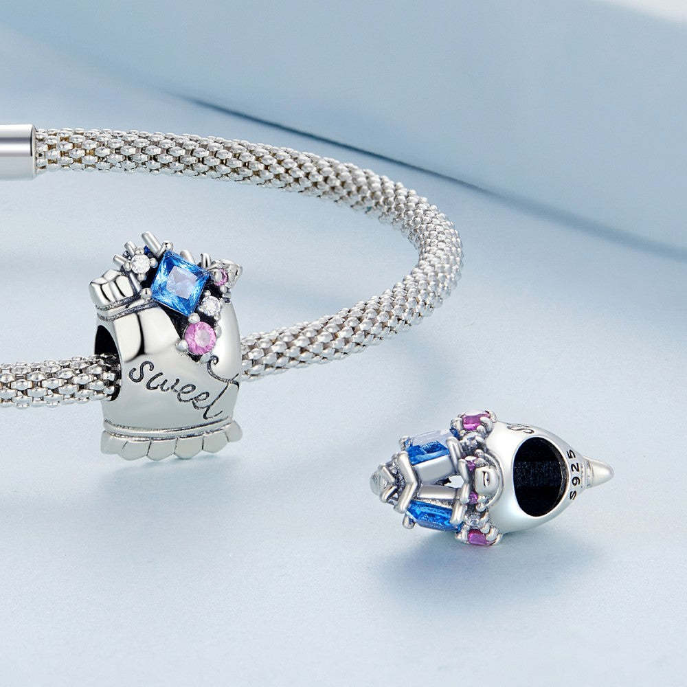 sweet candy pink blue charm 925 sterling silver xs2147