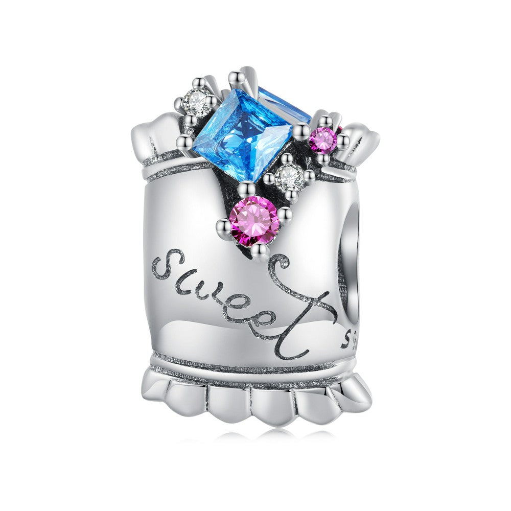 sweet candy pink blue charm 925 sterling silver xs2147