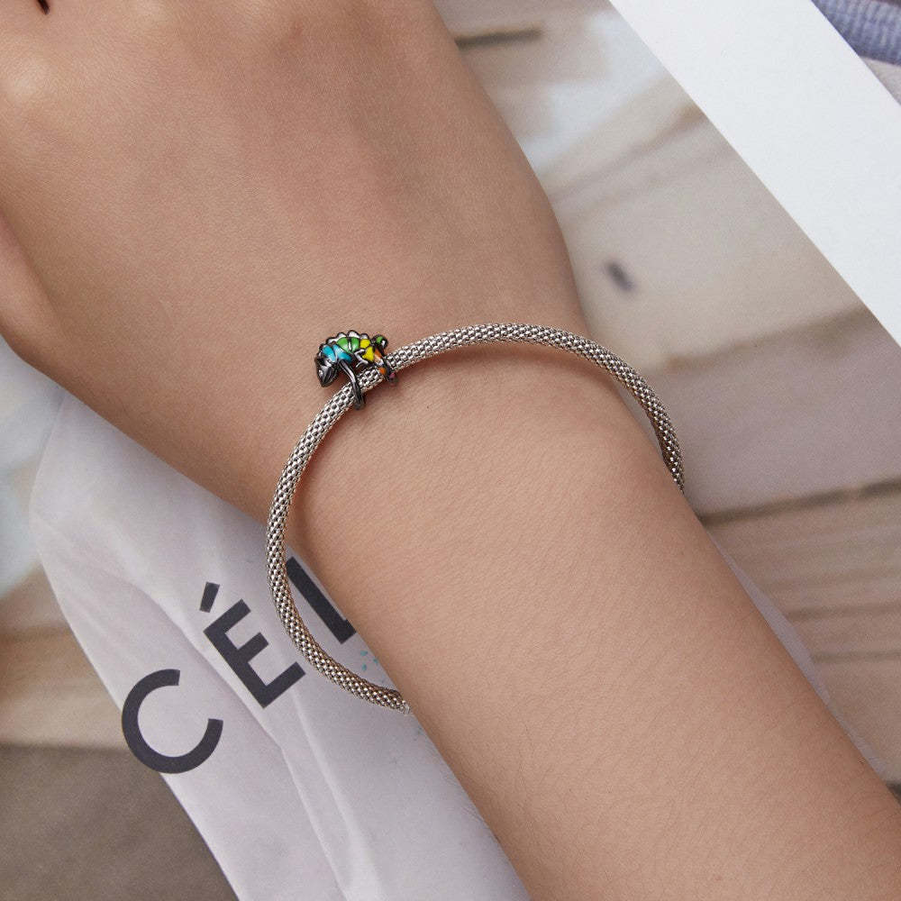 chameleon colorful charm 925 sterling silver xs2153