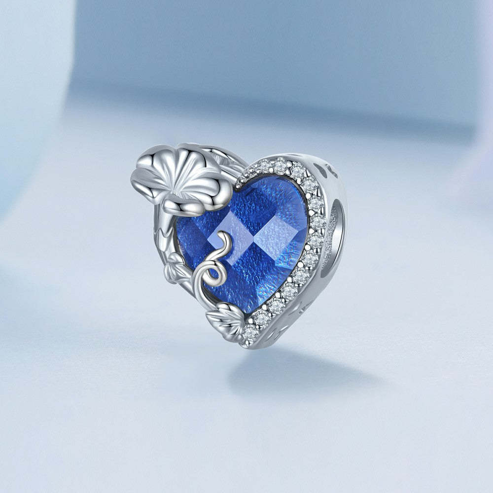 september birthstone deep blue charm 925 sterling silver xs2167