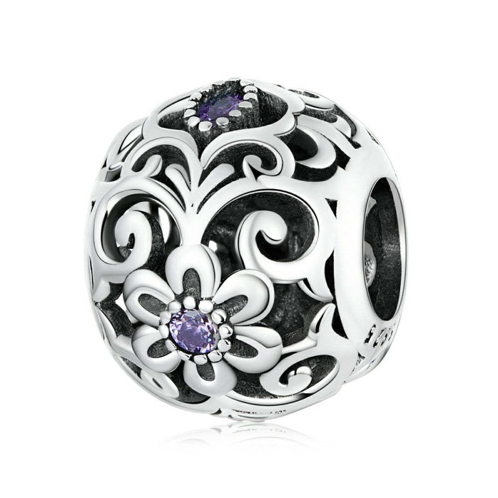 classical pattern charm 925 sterling silver xs2248