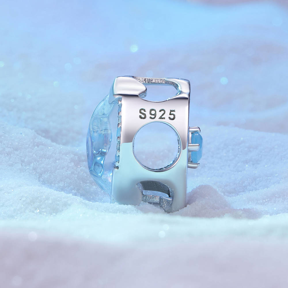 Ice and Snow Melt Charm Silver Christmas Gifts - soufeelus