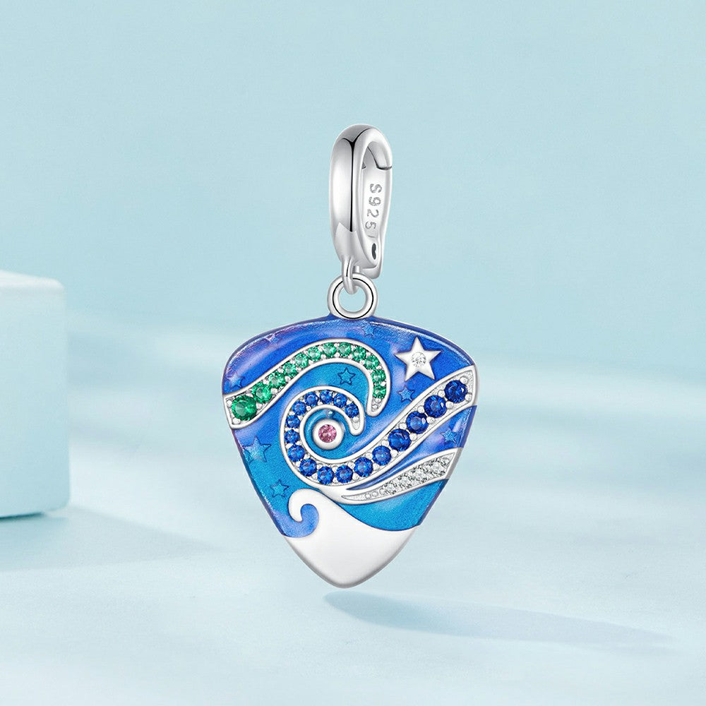 pick dangle charm 925 sterling silver yb2256