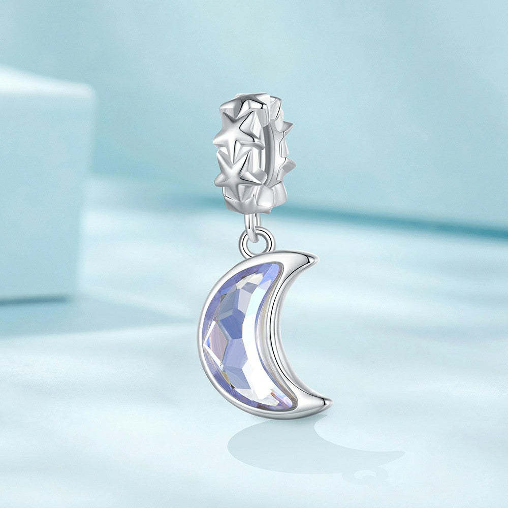 moonlight dangle charm 925 sterling silver yb2258