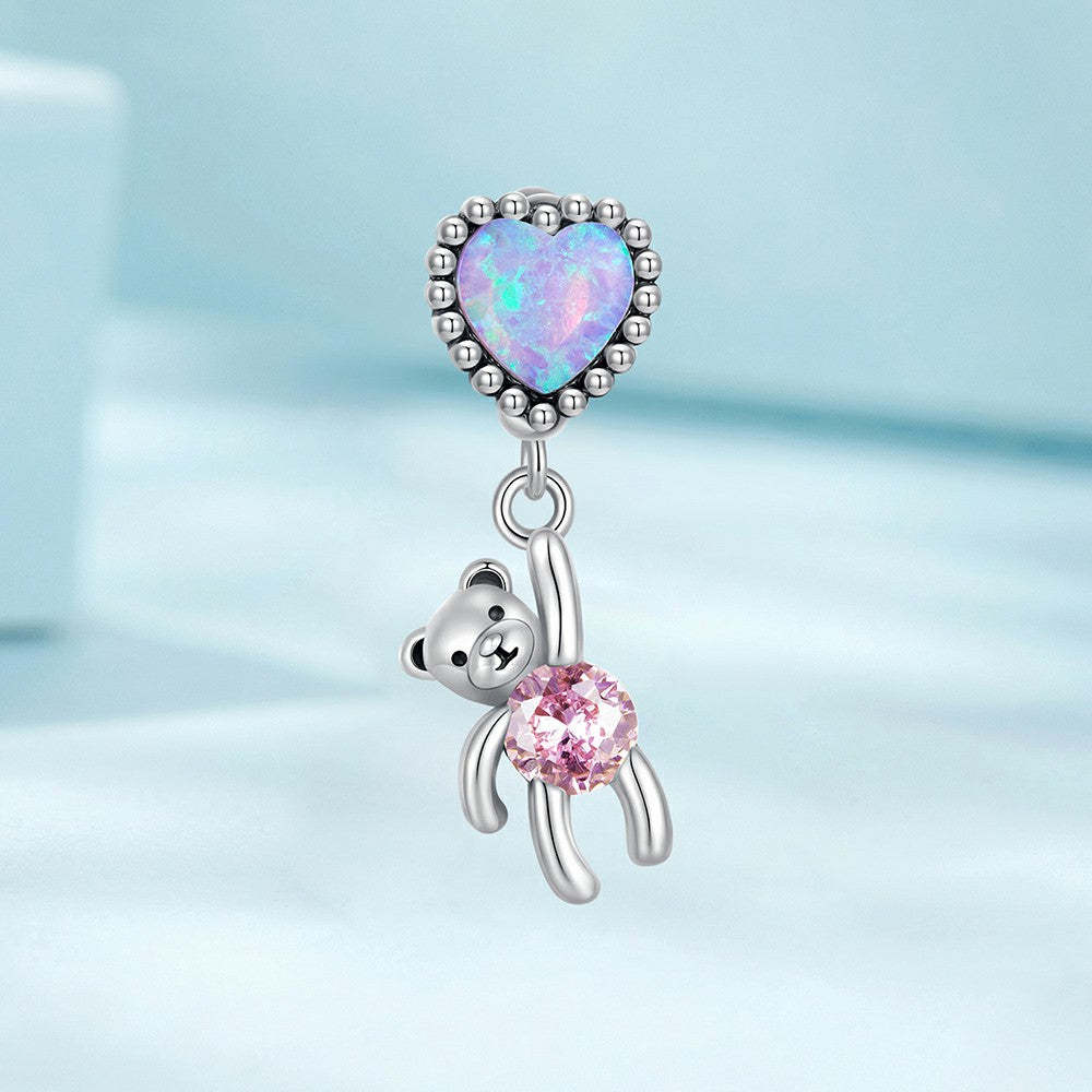 bear dangle charm 925 sterling silver yb2265
