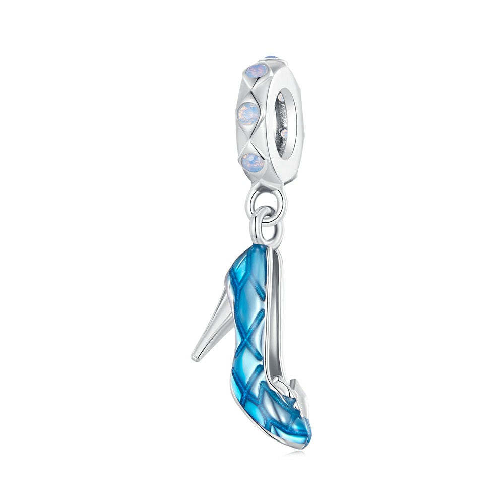 magic dancing shoes dangle charm 925 sterling silver yb2327