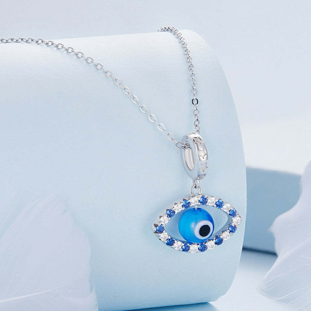 devil eye dangle charm 925 sterling silver yb2355