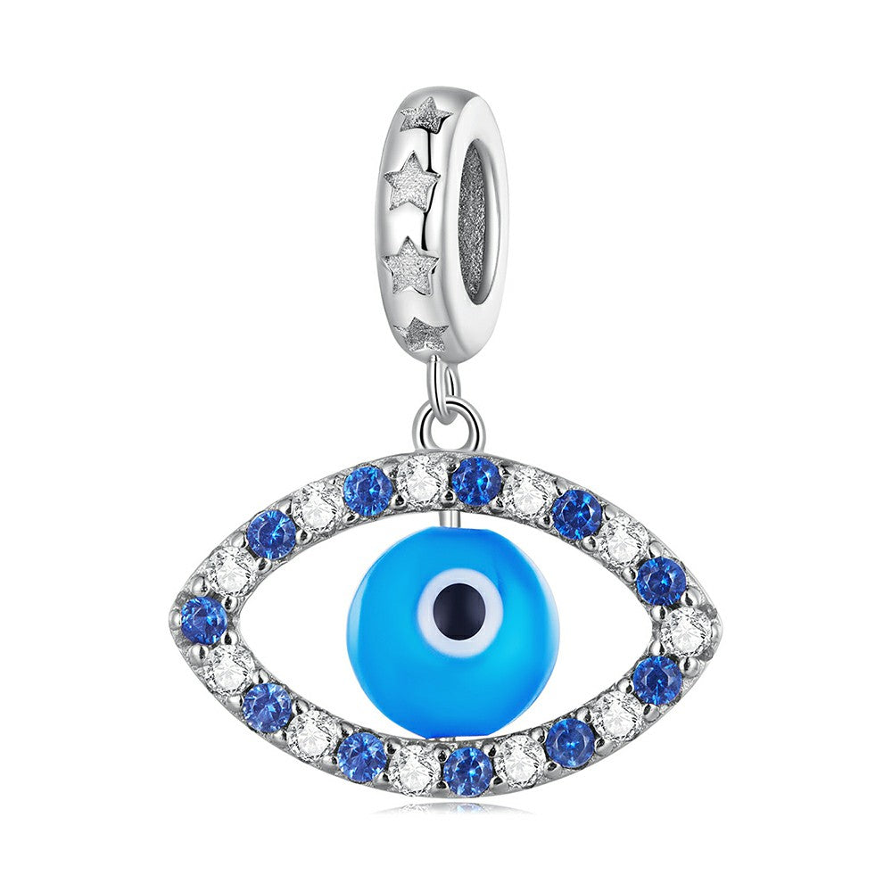 devil eye dangle charm 925 sterling silver yb2355