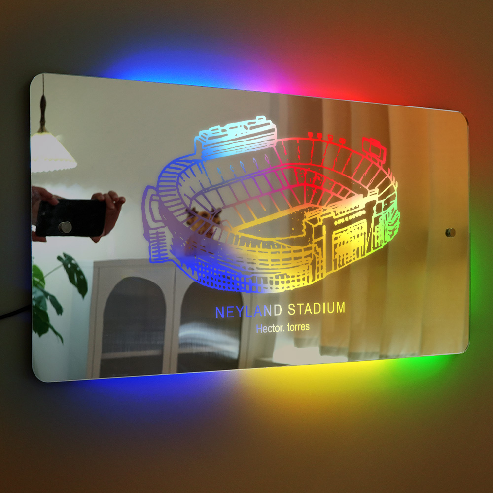 Football Stadium Mirror Light �C Gifts for Sports Lovers - Giftlab