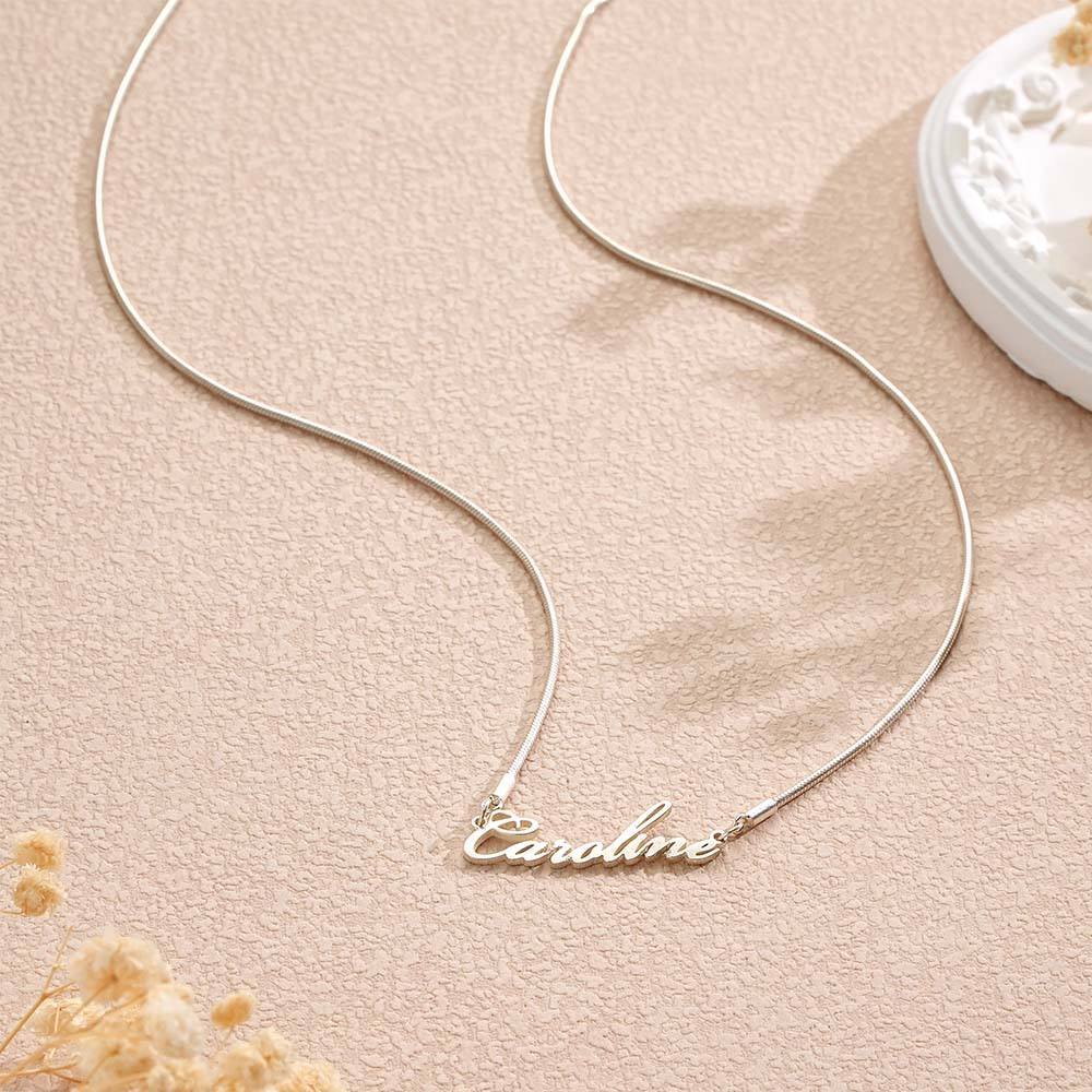 Custom Name Necklace Various Options Necklace Custom Initial Necklace Letter Name Necklace Gift for Her - soufeelus