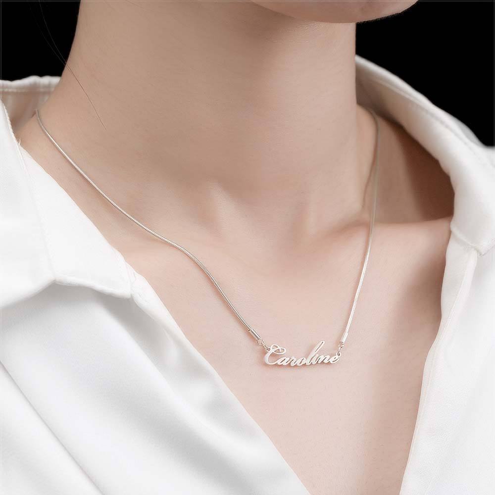 Custom Name Necklace Various Options Necklace Custom Initial Necklace Letter Name Necklace Gift for Her - soufeelus
