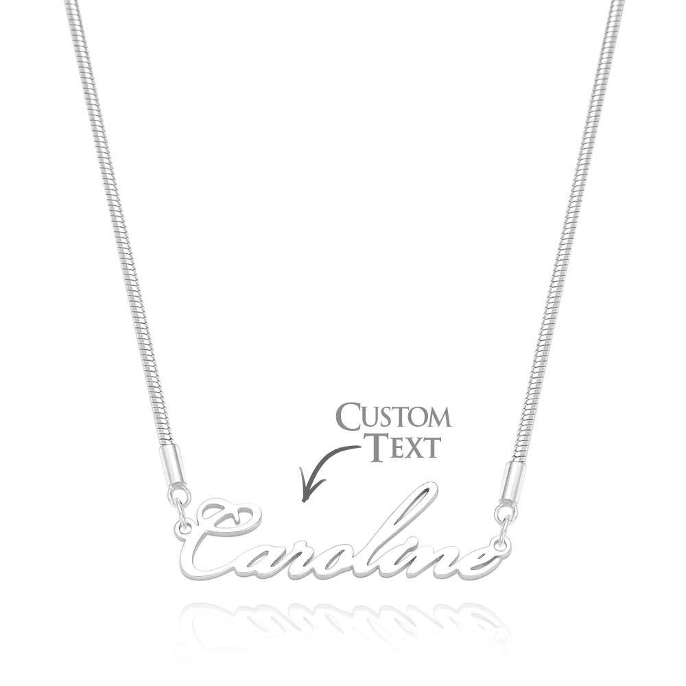 Custom Name Necklace Various Options Necklace Custom Initial Necklace Letter Name Necklace Gift for Her - soufeelus