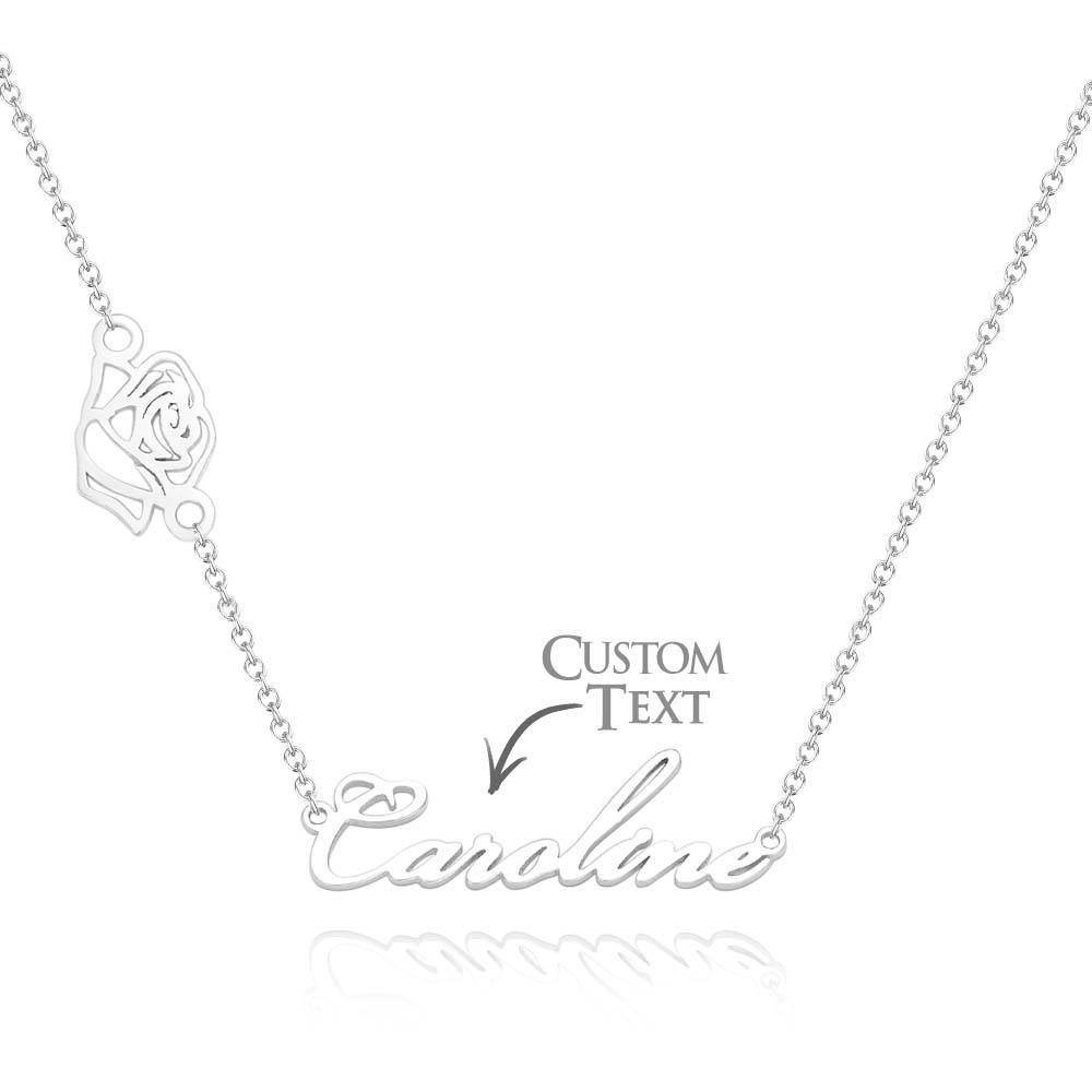 Custom Name Necklace Various Options Necklace Custom Initial Necklace Letter Name Necklace Gift for Her - soufeelus