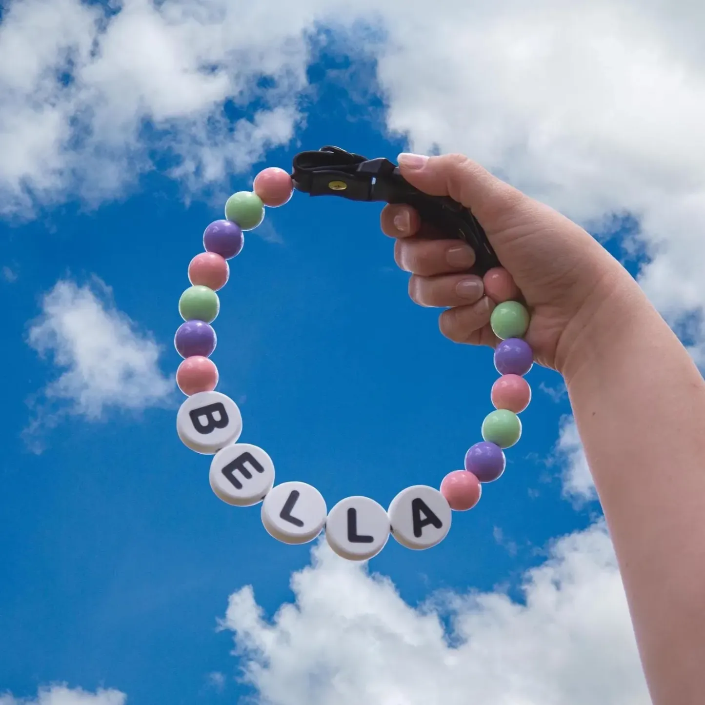 Personalized  Name Beaded Dog Collar with Friendship Bracelet