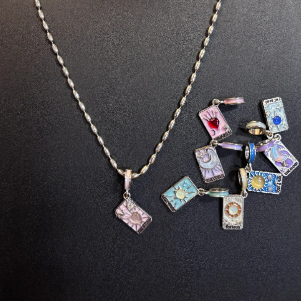 Stellar Bloom Detachable Necklace Tarot Detachable Necklace for Her