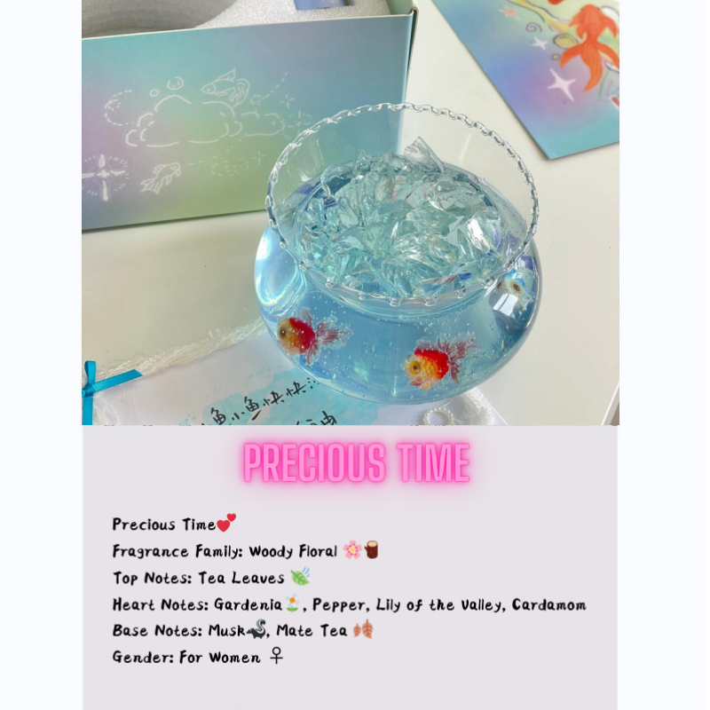 Goldfish Scented Candle Room Decoration Birthday Gift Anniversary Gift