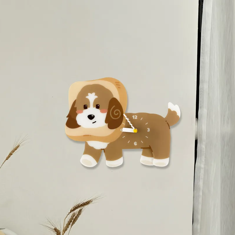 Personalized Pet Wall Clock Custom Wall Clock with Photo Unique Wall Art for Pet Lovers