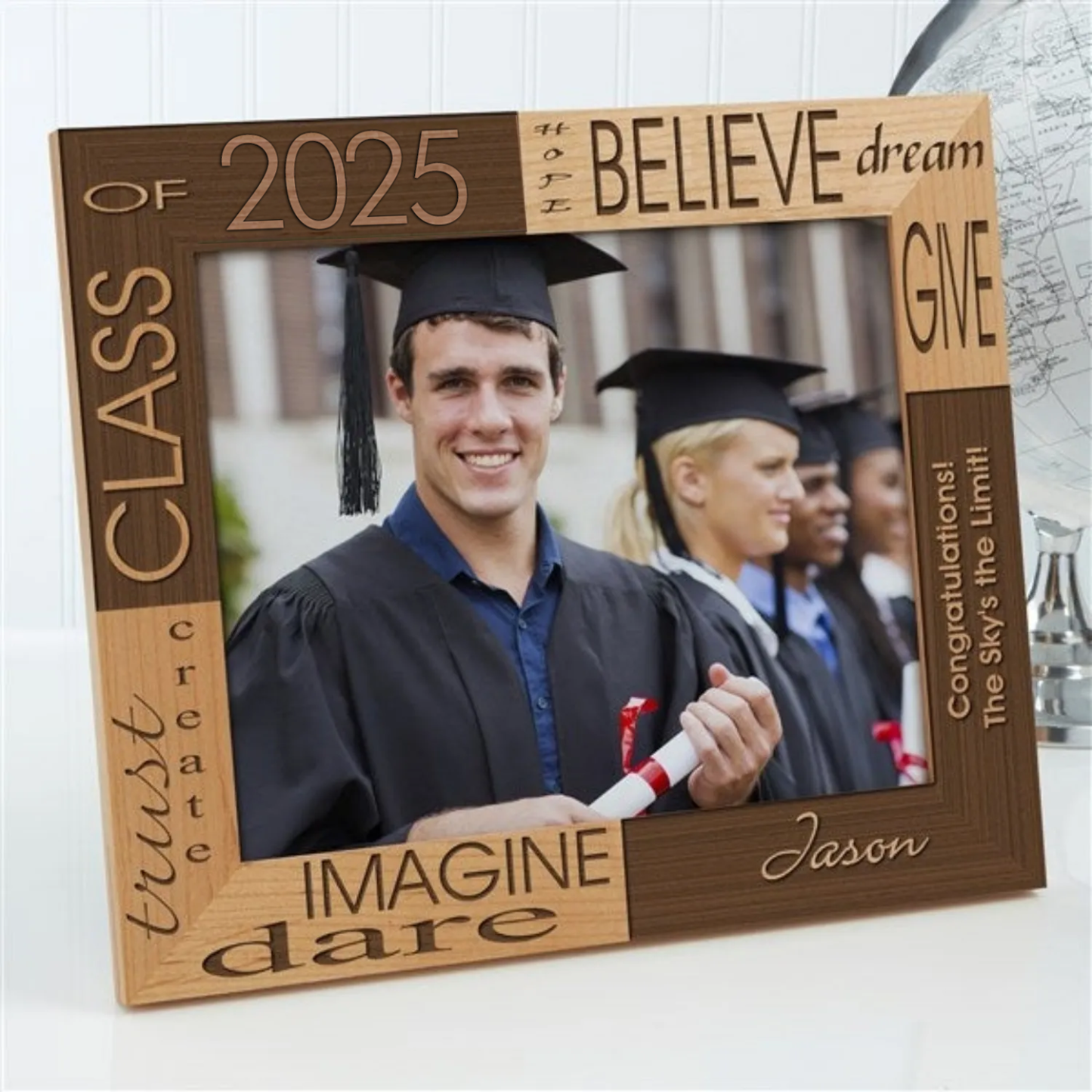 Dream & Believe Personalized Picture Frame