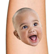 Personalized Photo Face Custom Tattoo New Size