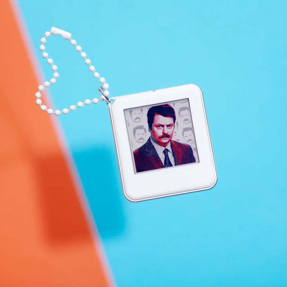 Memory Lingering Good Photo Key Chains 1.54inch NFC Powered eink Photo Shifting Key Chains Best Christmas Gift Ever - soufeelus