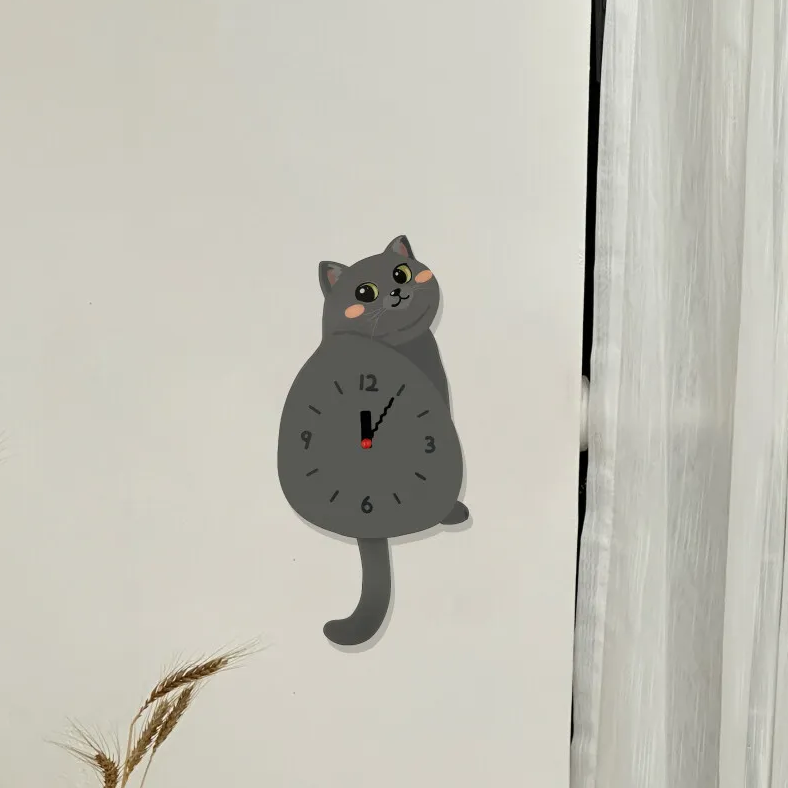 Personalized Pet Wall Clock Custom Wall Clock with Photo Unique Wall Art for Pet Lovers