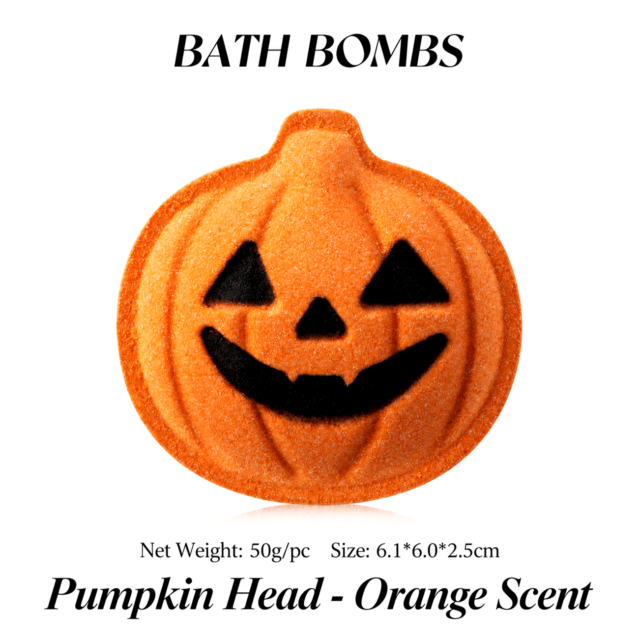 Halloween Bath Fizzers Set – 6pcs Spooky-Themed Bath Bombs, Fun Seasonal Gift for Kids & Adults