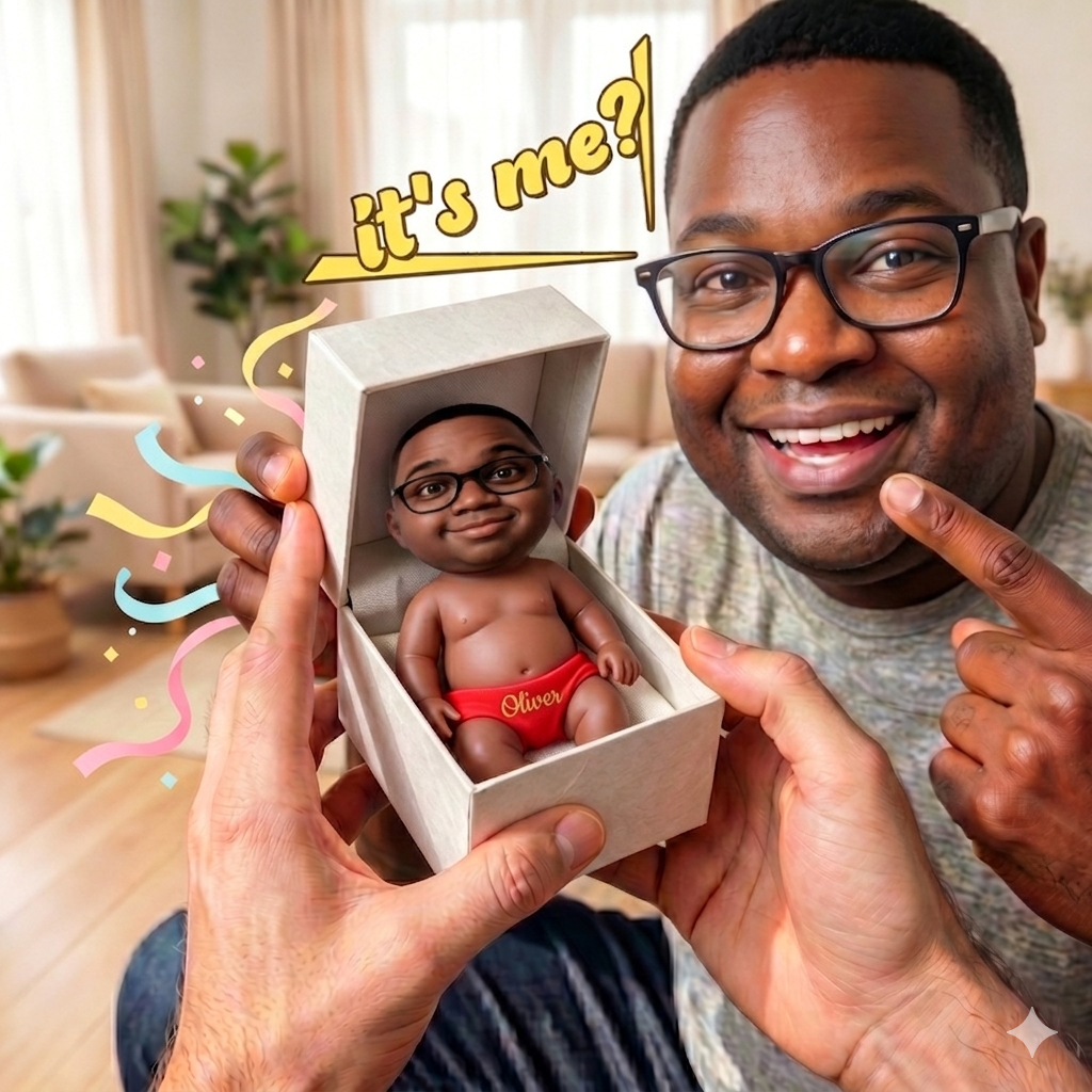 Custom Face and Name Squishy Stress Relief Doll – Personalized Face Squeeze Toy, Soft TPR Sand Filled Fidget Toy, Funny Anxiety Relief Gift