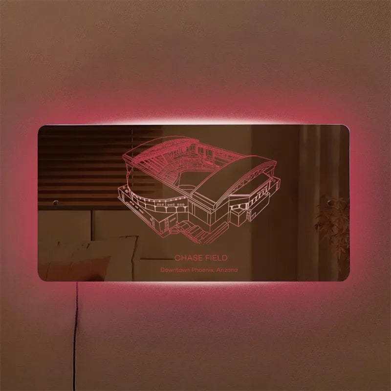 T-Mobile Park Mirror Light Custom Team Slogan Personalized Gift for Sport Lover - Giftlab