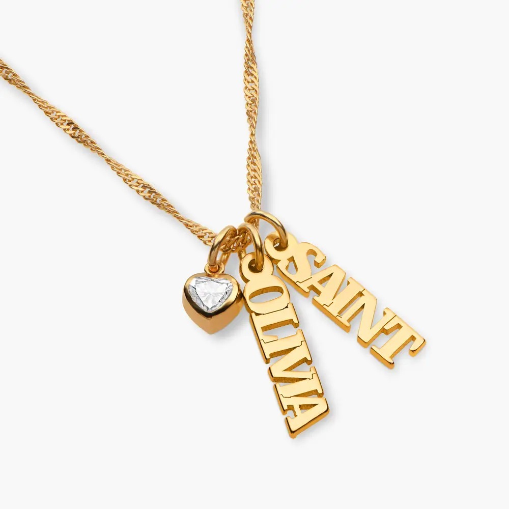 Custom Chain Name Necklace Multi-name Necklace Diamond Name Necklace Gift For Her