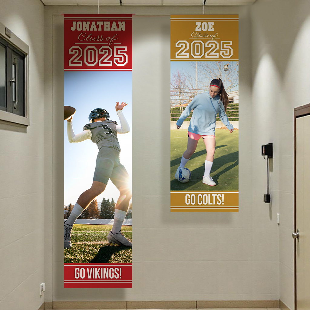 All Star Grad Photo Banner Graduation Banner