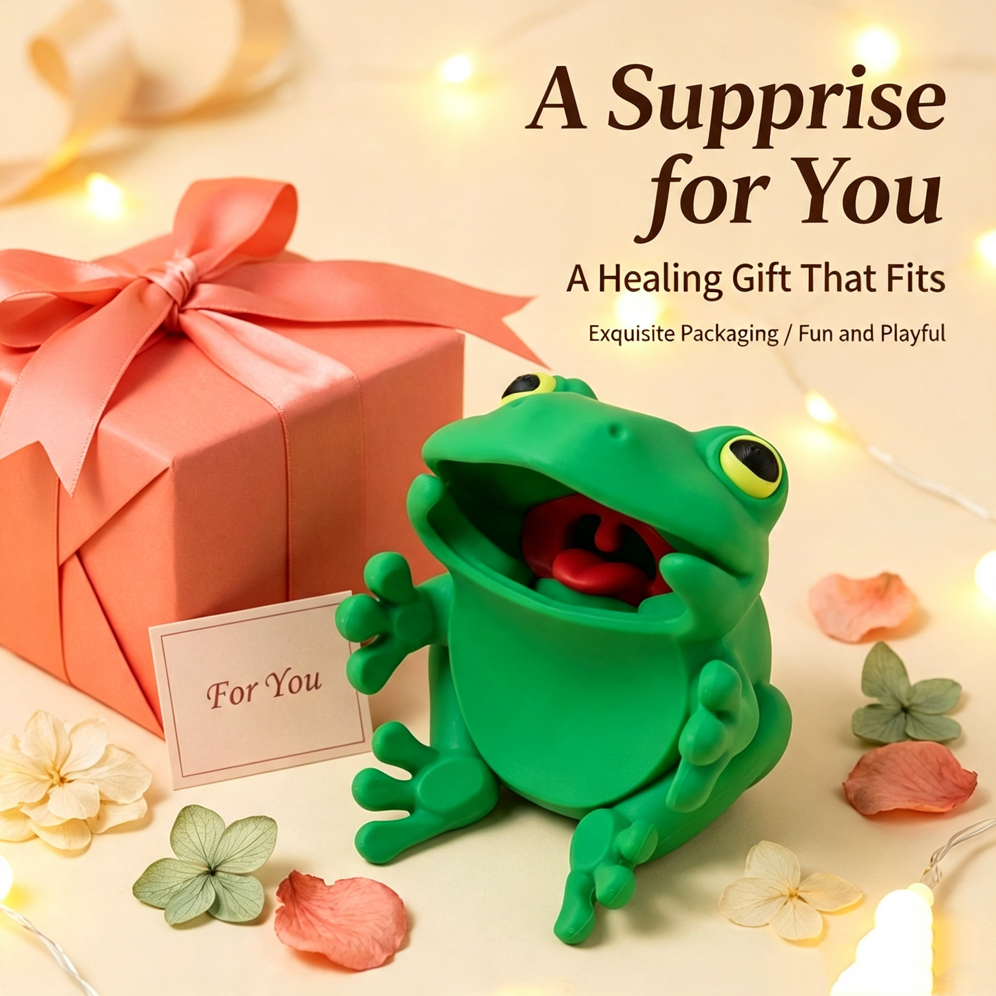 Cute 3D Printed Frog Can Lid Cover Portable Reversible Beverage Can Dustproof Cover Reusable Spill-Proof Cap Fun Soda Can Protector for Standard Cans