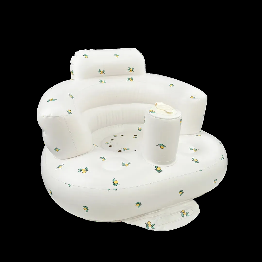 Inflatable Baby Sit Up Seat – Portable Infant Support Chair, Baby Learning Seat for Sitting Practice & Comfort
