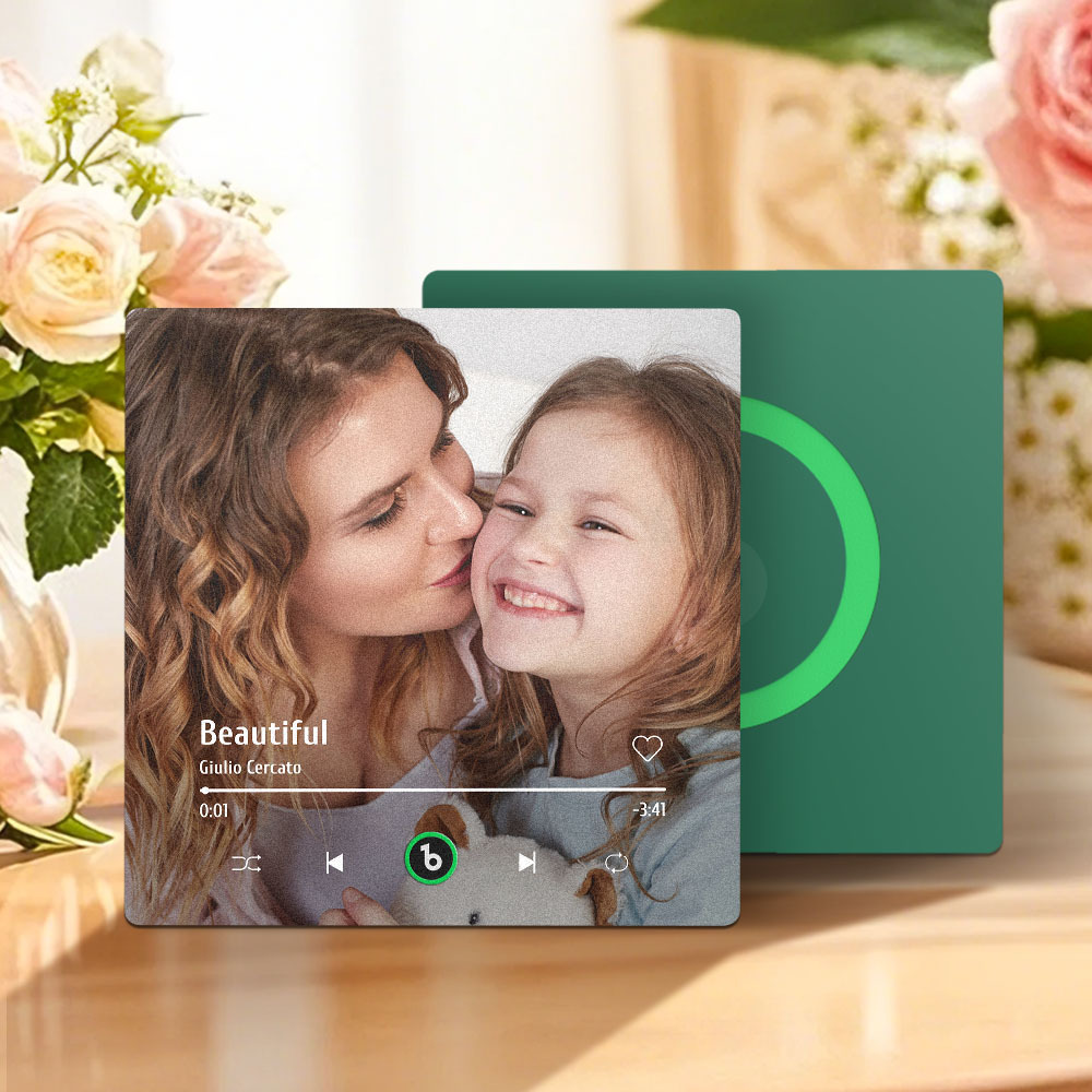 Custom Music Fridge Magnet New 4.0 Upgrade Colorful Frame Album Fridge Magnet Music Wall Photo Sticker Music Movement That Can Be Played Mother's Day Gifts for Mom - soufeelus