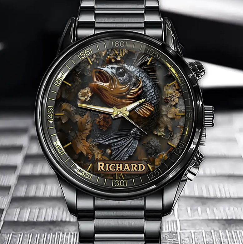 Personalized Fishing Watch - The Perfect Gift for Fishing Enthusiasts