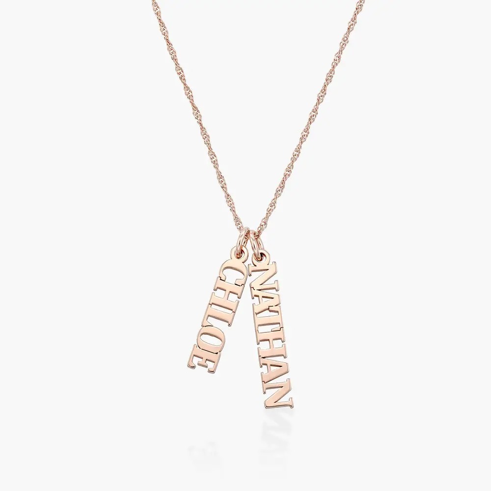 Custom Chain Name Necklace Multi-name Necklace Diamond Name Necklace Gift For Her