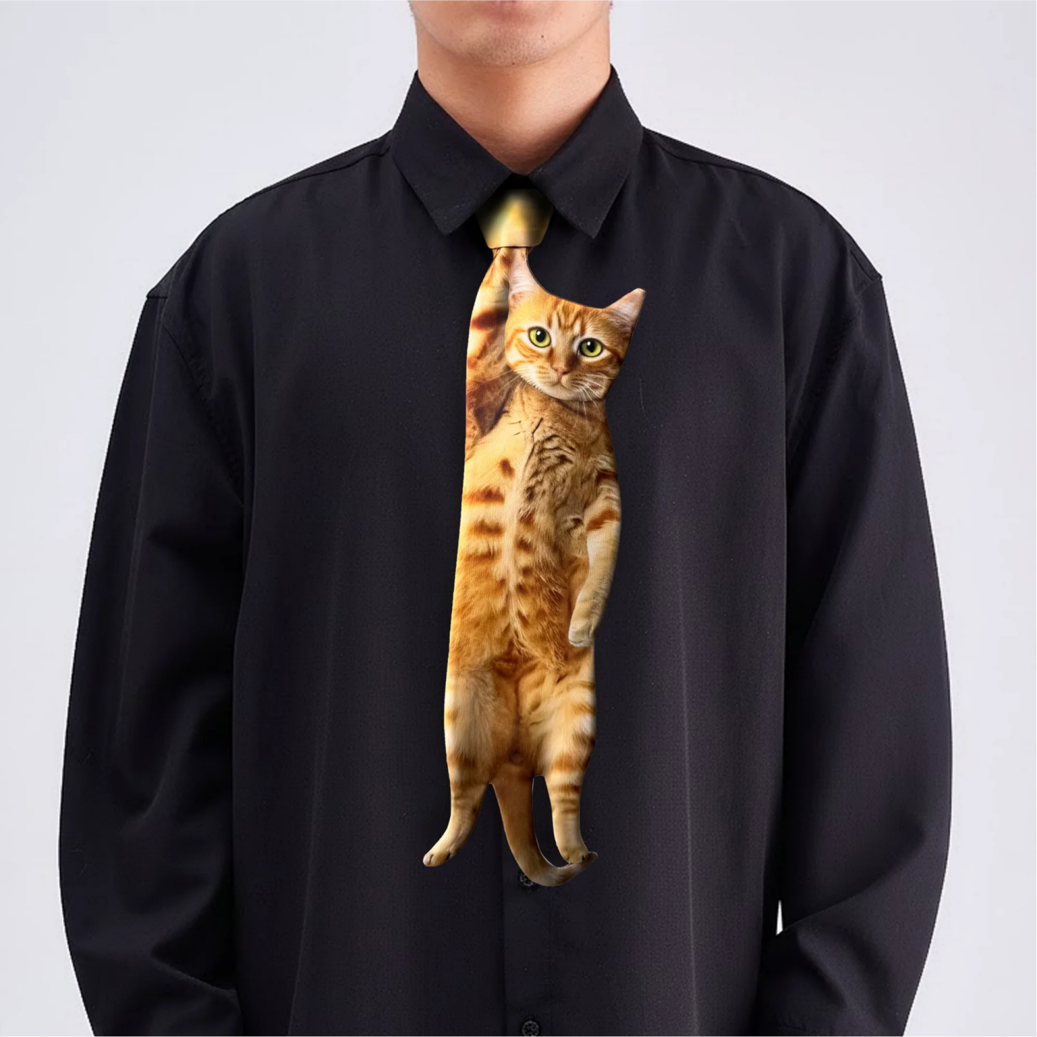 Custom Pet Photo Tie Cute Pet Design Novelty Tie Gifts for Pet Lovers